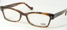 OGI Evolution 3064 407 Ambre Marron Demi Lunettes 52-17-140mm Japon - $96.37