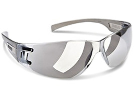 Safety Glasses With Ice Wraparounds lenses - Silver - £10.35 GBP