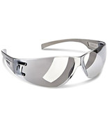 Safety Glasses With Ice Wraparounds lenses - Silver - £10.13 GBP