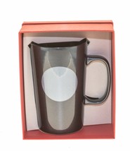 Starbucks Pearl Black Shield Ceramic Mug Handle 16oz DOT Collection - £24.92 GBP
