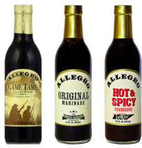 Allegro Original, Wild Game and Hot &amp; Spicy Marinade, Variety 3-Pack 12.... - £29.54 GBP