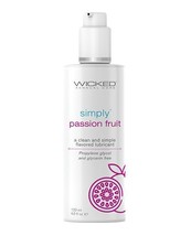 Wicked Sensual Care Simply Water Based Lubricant Passion Fruit 4 Oz - £9.36 GBP