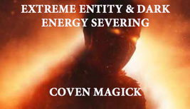 300X FULL COVEN HARMFUL ENTITY AND ENERGY SEVERING REMOVAL MAGICK RING PENDANT image 2