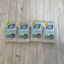 Tic Tac X-Freeze Wintergreen Mints Sugar Free Cooling Crystals - Lot Of 4 - $22.64