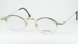 Vintage Bajazzo Up 60 Fa Gold /DARK BLUE-GREY Eyeglasses Glasses 44-23-140mm - $77.90