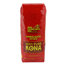 San Francisco Bay Mamalahoa Estate Pure Kona Whole Bean Med Roast Coffee 1 Lb - £68.98 GBP