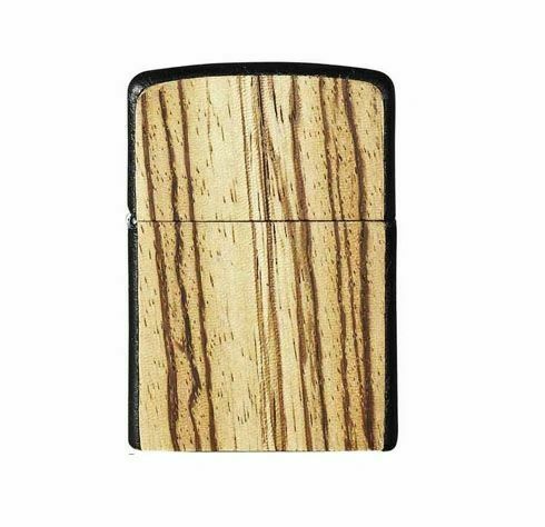 Brizard and Co. - Zippo Lighter - Zebrawood and Black