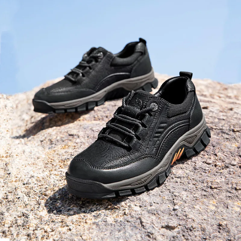 Men&#39;s Shoes Retro Outdoor Low-top Hiking Shoes for Men Non-slip Wear-res... - $118.59