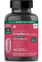 Member&#39;s Mark Clinical Strength Cranberry Supplement, 500mg, 150 Count (2 Pack) - £51.94 GBP