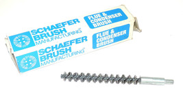 New Schaefer 1/2&quot; Flue And Condenser Brush Stainless Single Spiral Male Thread - £12.74 GBP