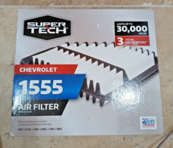 Supertech 1555 Air Filter for Chevrolet Replaces CA9969, 33-2311, SA9969 NIB - £13.14 GBP