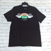 Friends T Shirt Mens Large Black Short Sleeve Central Perk Coffee House Tee - £11.85 GBP