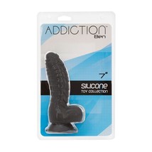 Addiction Ben 7&quot; Dildo Black - $25.84
