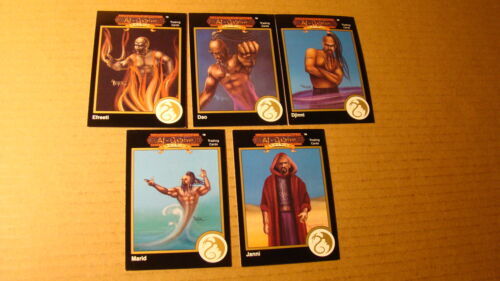 DUNGEONS DRAGONS AL QADIM TRADING CARD LOT OF 5 MONSTER MANUAL NEAR MINT - $4.50