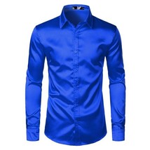 Silk slim fit dress shirt - £14.90 GBP+