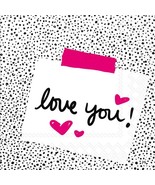 Cocktail Paper Napkins, 5 x 5-In LOVE NOTE - $13.47 CAD