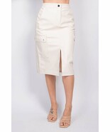 Faux Leather High-rise Cargo Skirt - €17,10 EUR