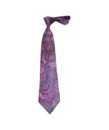Men&#39;s 100% Silk Necktie By Bruno Piattelli Paisley Floral Fancy BP18 Pin... - $68.45 CAD