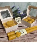 100% Beeswax Candle Gift Set – Tealights, Votives, Tapers - Handmade in Minnesot - $25.00