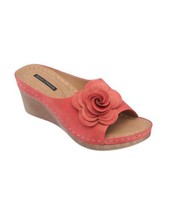 Gc Shoes Womens Tokyo Floral Wedge Sandal Size 8 M Color Red - £43.01 GBP