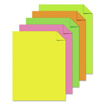 Astrobrights 20270 Neon Color Paper - Assorted Neon Colors (500/Ream) New - $41.99