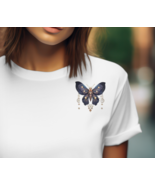 Celestial Butterfly T-Shirt – Mystical Lunar Design - $355.24 MXN+