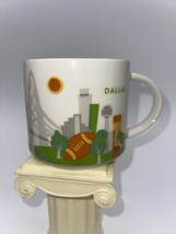 STARBUCKS 2013 Dallas Texas 14oz Coffee Mug Cup You Are Here Series Yellow EUC - £11.85 GBP