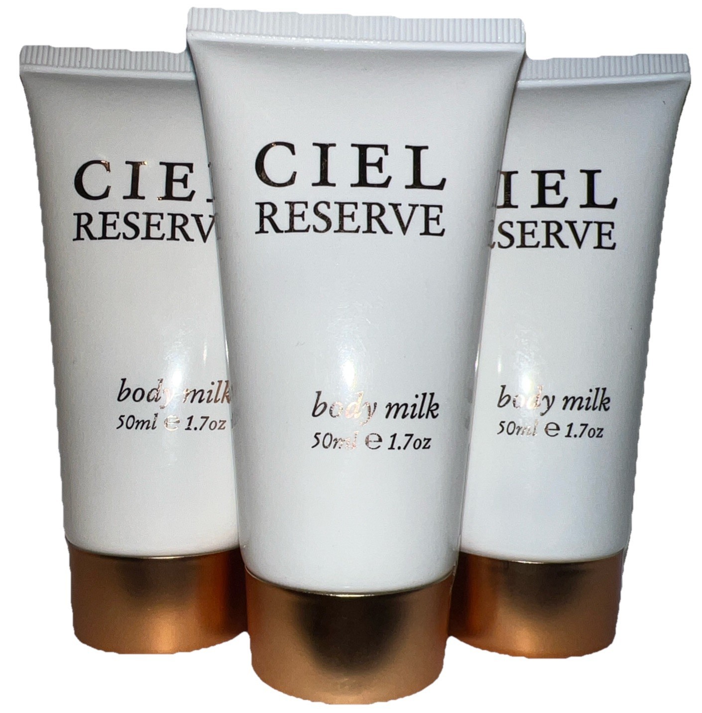 Pack Of 3 CIEL RESERVE BODY MILK (1.7 oz/50mL/Each Tube) New/RARE/See Al... - $21.77