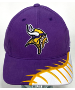 Minnesota Vikings Reebok Hat Cap Purple Mens Strap Back NFL Pro Line Foo... - €20,62 EUR