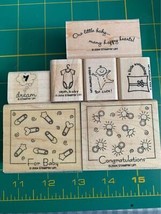 Stampin Up Baby Rubber Stamps #1 - £5.00 GBP