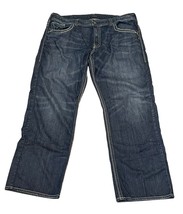 Silver Jeans  42/32 Mens Dark Wash Gordie Denim Size - £28.32 GBP