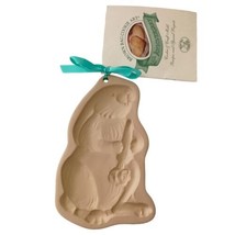 Brown Bag Easter Rabbit Springerle Cookie Stamp Mold With Carrot With Re... - $32.66