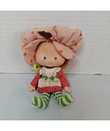Vintage Strawberry Shortcake Doll 1979 with hat 5&quot; Stockings Dress - £13.22 GBP