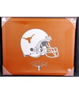 Texas Longhorns Football Helmet Canvas Look Print by Artissimo 19 1/2&quot; x... - $19.62