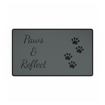 Desk Mats Computer Mouse Pad Paws and Reflect Paw Prints Dog Cat Pet - £12.51 GBP+