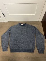Brooks Brothers Red Fleece Mens XL Crew Neck Sweater Cotton Alpaca Navy Melange - £23.49 GBP