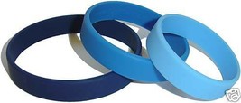 5 CUSTOM SILICONE BANDS WRISTBANDS Bracelets Made Fast Plus Free Rush Sh... - $14.82