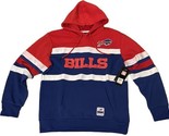 Buffalo Cuentas Fútbol NFL Equipo Apparel Sudadera Hombre LARGA Rojo Bla... - $59.30