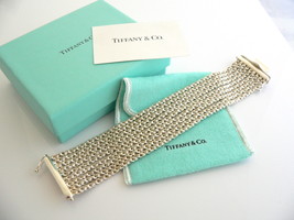 Tiffany &amp; Co Rope Bracelet Cable Twist Bangle Gift Love Pouch Box Statem... - £1,193.90 GBP