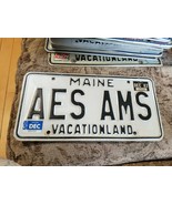 Maine Vintage Vacationland  License Plate AES-AMS 1982 - $17.63