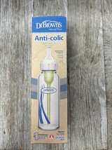 NEW Dr. Brown&#39;s Anti-Coliques Clear Glass Baby Bottle 8 Oz - $15.72