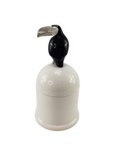 1970 Taste Seller Sigma UNCA C-R Black Toucan Bird White Cookie Jar Japan - $76.63