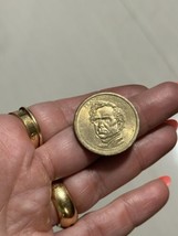 2010 P - Franklin Pierce Presidential Golden Dollar Coin US 1$ Decent Co... - $10.40