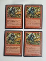 MTG Playset 4x Raging Gorilla (Visions/Red/C) - BGM - $2.22