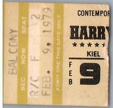 Harry Chapin St Louis Missouri Concert Ticket Stub February 9 1979 - £27.12 GBP