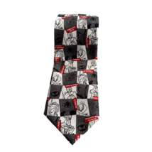 Looney Tunes Bugs Tweety Yosemiti Sam Taz Marvin Martian Necktie Tie 1998 - $19.94
