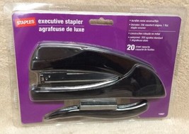 Staples Executive Black Desktop Full Strip Stapler Combo Pack 20 Sheet Capacity - £10.33 GBP