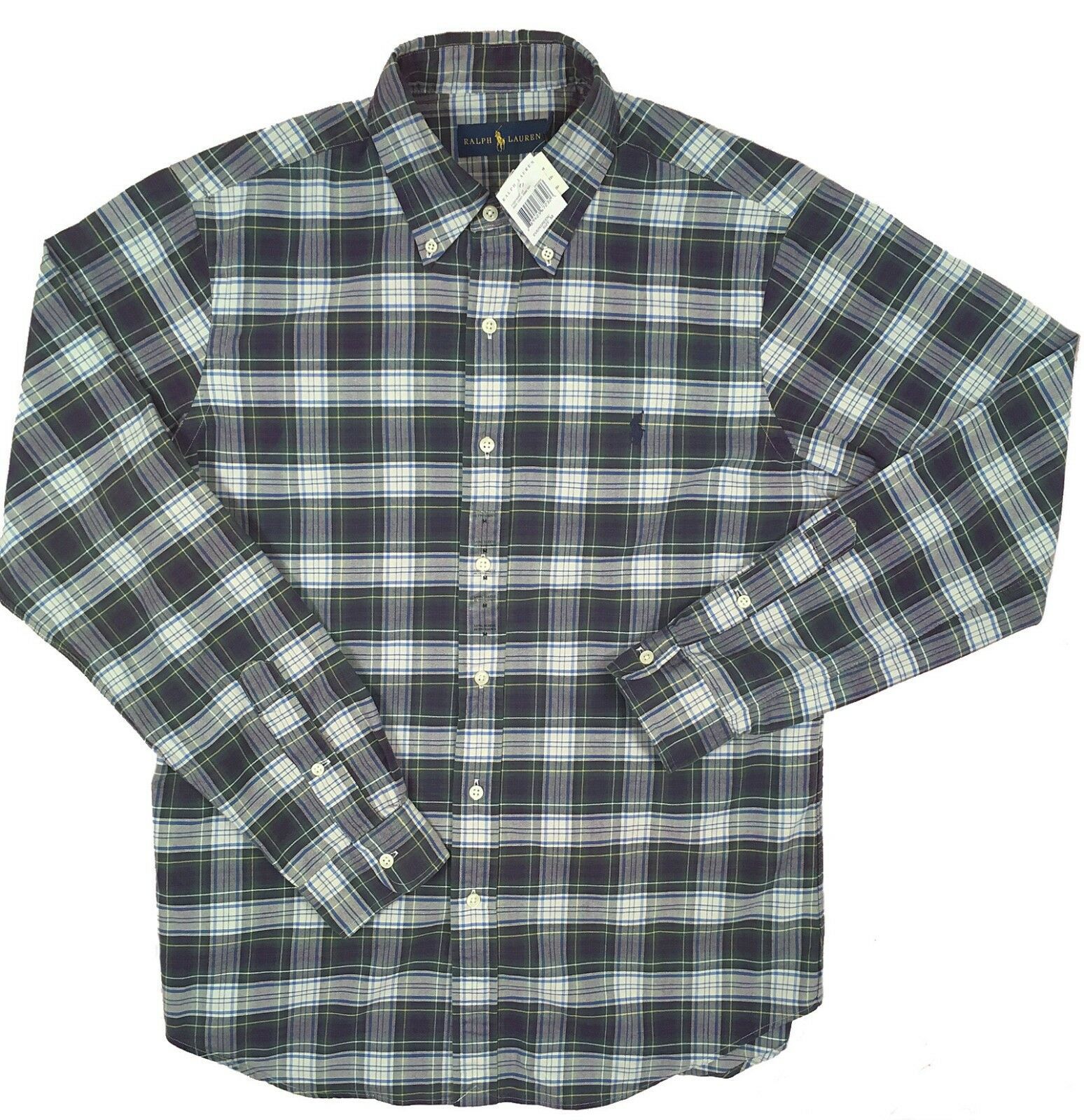 NEW Polo Ralph Lauren Shirt!  *Weathered Tartan Plaid*  *Thick Oxford Fa... - $49.99