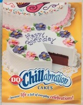 Milch Queen Plakat Happy Birthday Chillabration Eiscreme Cakes 22x28 dq2 - £256.84 GBP