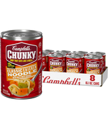 Campbell’S Chunky Soup, Classic Chicken Noodle Soup, 16.1 Oz Can (Case o... - $19.62